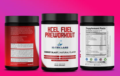 XCEL Fuel Pre-workout Non-Simulant Cherry Blast