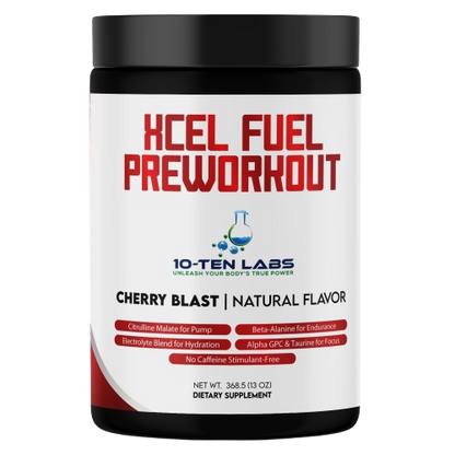 XCEL Fuel Pre-workout Non-Simulant Cherry Blast