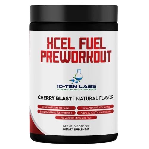 XCEL Fuel Pre-workout Non-Simulant Cherry Blast