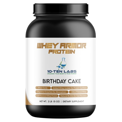 2lb Whey Birthday cake – 27 servings