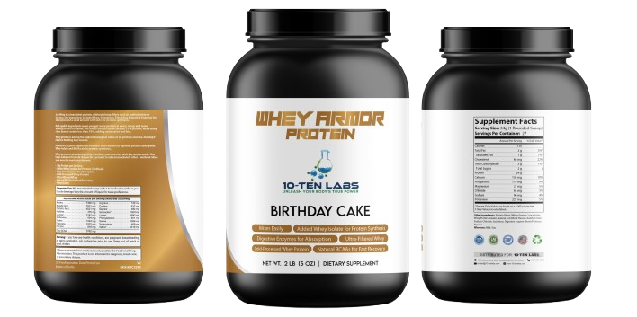 2lb Whey Birthday cake – 27 servings