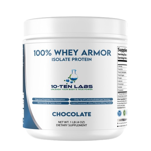 1lb 100% Whey Isolate Chocolate - 16 servings