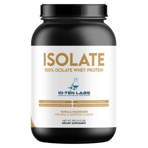 2lb 100% Whey Isolate Vanilla – 30 servings