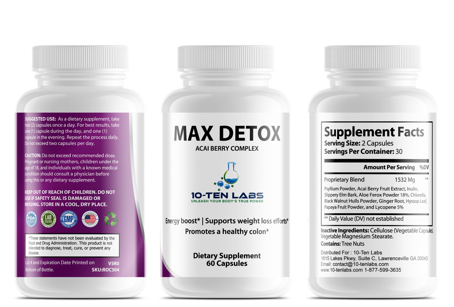 Max Detox W/Acai Berry