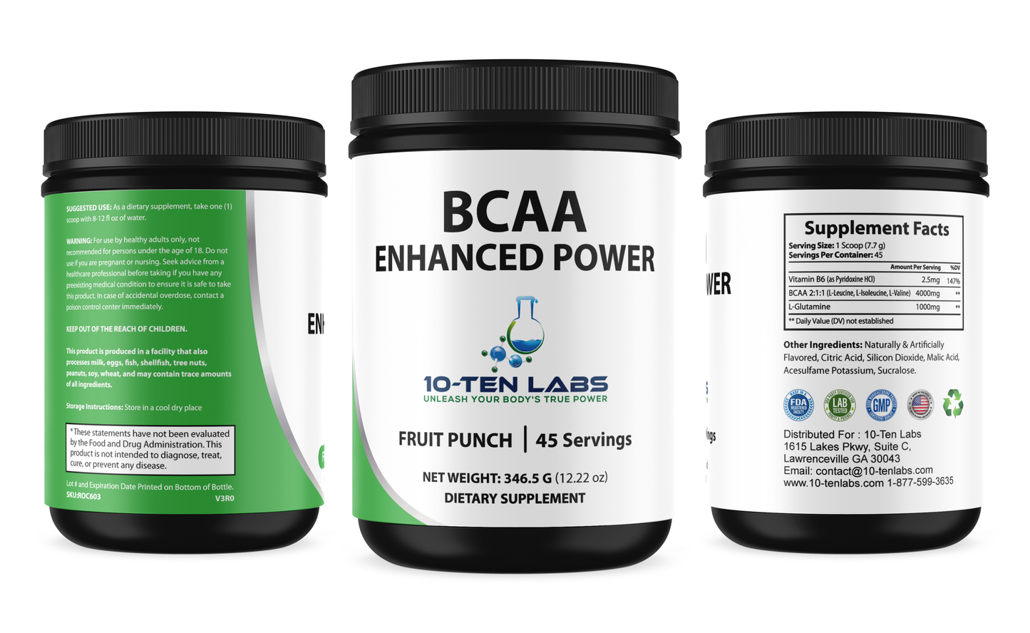 BCAA Shock Powder (Fruit Punch)