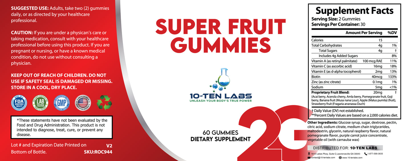 Super Fruit Gummies